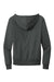 Allmade AL4002 Mens Organic French Terry Full Zip Hooded Sweatshirt Hoodie w/ Pockets Terrain Grey Flat Back