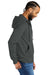 Allmade AL4002 Mens Organic French Terry Full Zip Hooded Sweatshirt Hoodie Terrain Grey Model Side