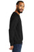 Allmade AL4004 Mens Organic French Terry Crewneck Sweatshirt Deep Black Model Side