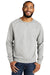Allmade AL4004 Mens Organic French Terry Crewneck Sweatshirt Heather Granite Grey Model Front