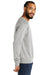 Allmade AL4004 Mens Organic French Terry Crewneck Sweatshirt Heather Granite Grey Model Side