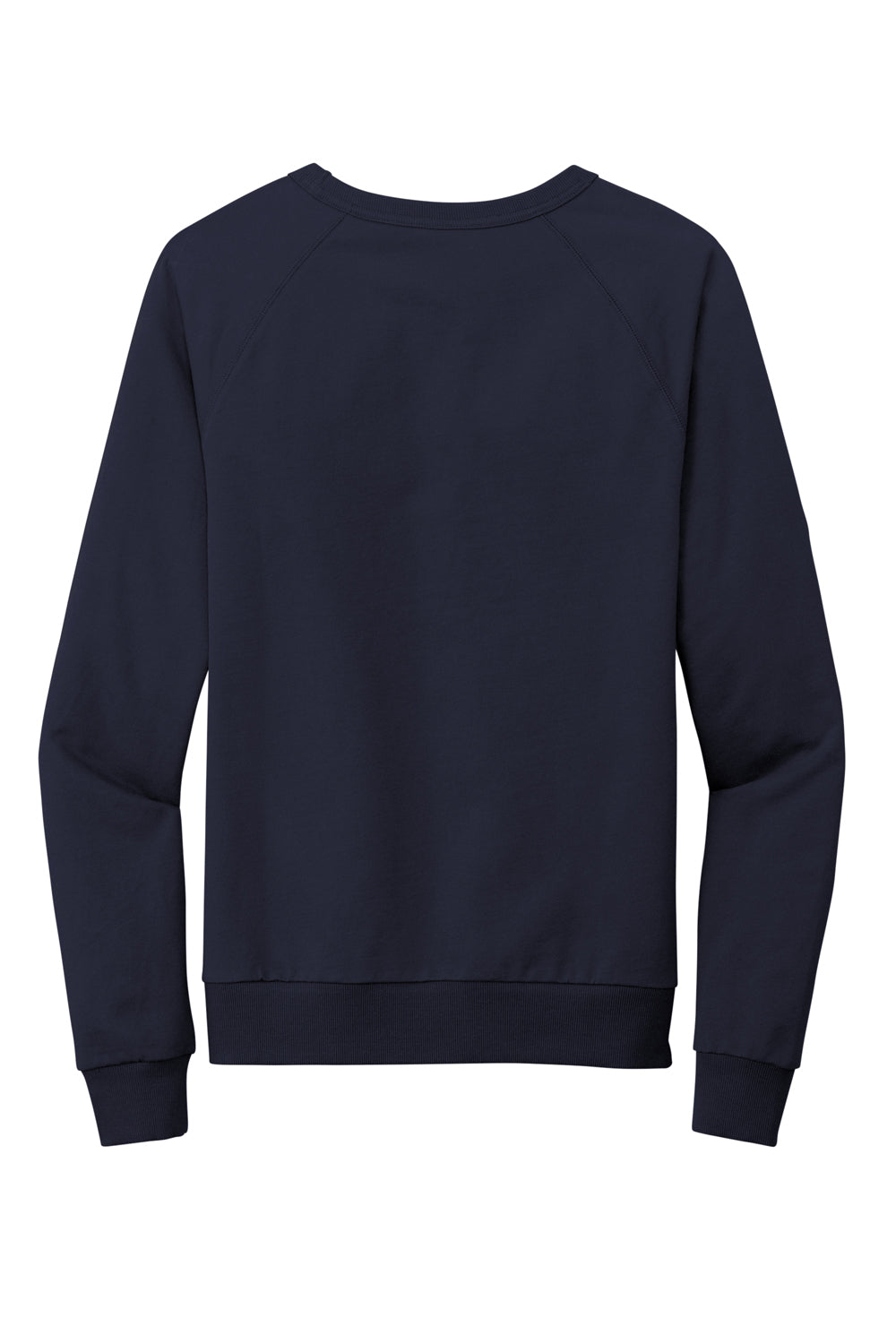Allmade AL4004 Mens Organic French Terry Crewneck Sweatshirt Night Sky Navy Blue Flat Back