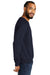 Allmade AL4004 Mens Organic French Terry Crewneck Sweatshirt Night Sky Navy Blue Model Side