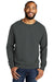 Allmade AL4004 Mens Organic French Terry Crewneck Sweatshirt Terrain Grey Model Front