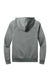 AllMade AL5000 Mens CVC Fleece Hooded Sweatshirt Hoodie w/ Pouch Pocket Heather Aluminum Grey Flat Back