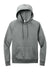 AllMade AL5000 Mens CVC Fleece Hooded Sweatshirt Hoodie w/ Pouch Pocket Heather Aluminum Grey Flat Front