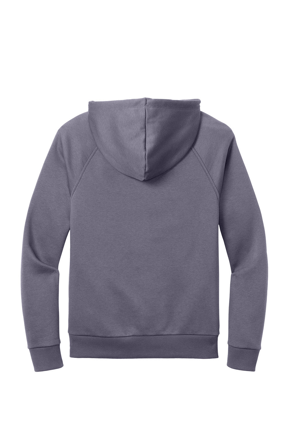 AllMade AL5000 Mens CVC Fleece Hooded Sweatshirt Hoodie w/ Pouch Pocket Cosmic Purple Flat Back