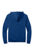 Allmade AL5000 Mens CVC Fleece Hooded Sweatshirt Hoodie w/ Pouch Pocket Open Water Blue Flat Back