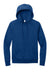 Allmade AL5000 Mens CVC Fleece Hooded Sweatshirt Hoodie w/ Pouch Pocket Open Water Blue Flat Front