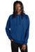 Allmade AL5000 Mens CVC Fleece Hooded Sweatshirt Hoodie w/ Pouch Pocket Open Water Blue Model Front