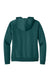 AllMade AL5003 Womens CVC Fleece Full Zip Hooded Sweatshirt Hoodie w/ Pockets Deep Sea Green Flat Back