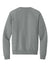 AllMade AL5004 Mens CVC Fleece Crewneck Sweatshirt Heather Aluminum Grey Flat Back