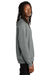 AllMade AL5004 Mens CVC Fleece Crewneck Sweatshirt Heather Aluminum Grey Model Side