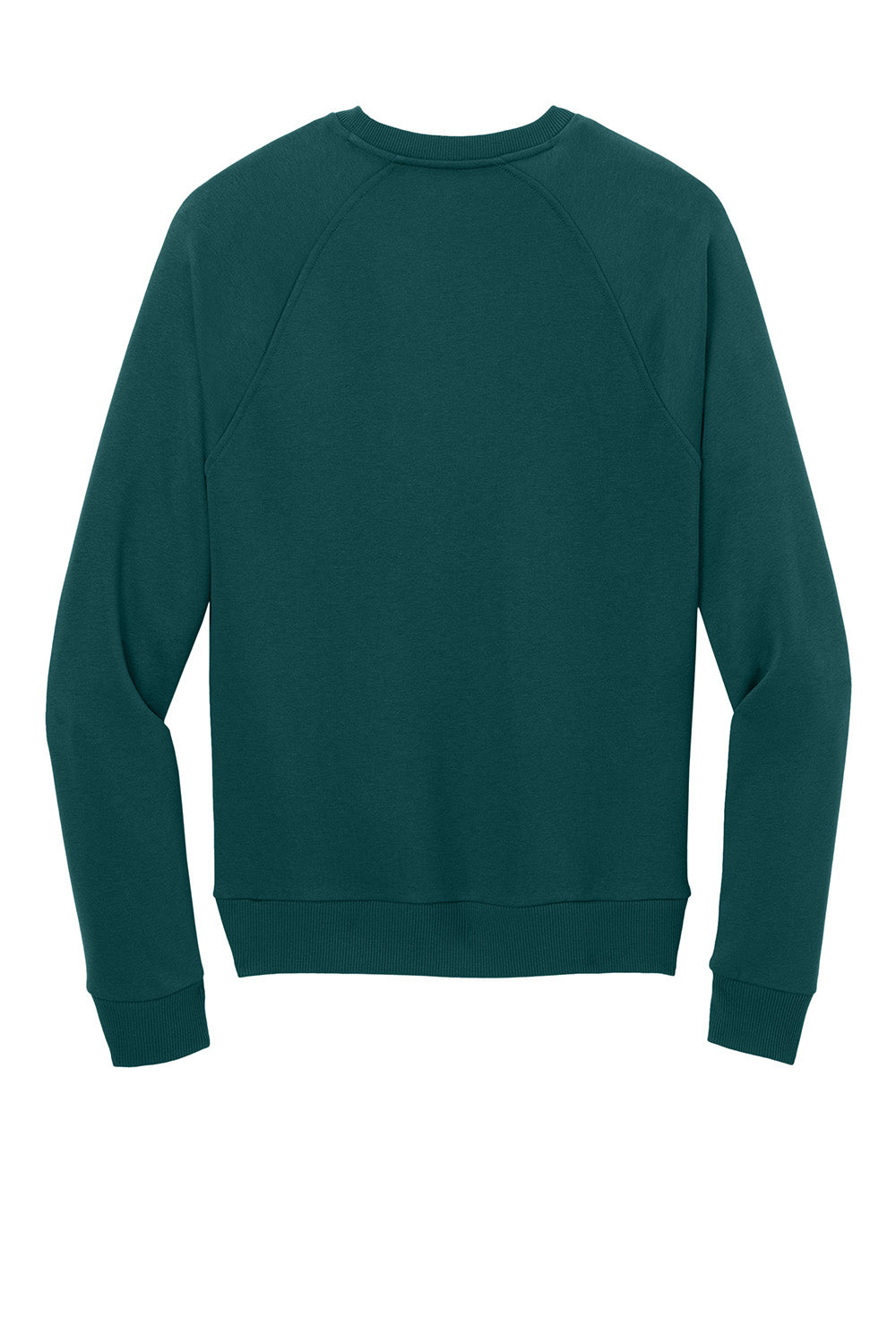 AllMade AL5004 Mens CVC Fleece Crewneck Sweatshirt Deep Sea Green Flat Back