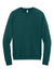 AllMade AL5004 Mens CVC Fleece Crewneck Sweatshirt Deep Sea Green Flat Front