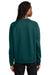 AllMade AL5004 Mens CVC Fleece Crewneck Sweatshirt Deep Sea Green Model Back