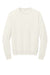 AllMade AL5004 Mens CVC Fleece Crewneck Sweatshirt White Sand Flat Front