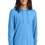 Allmade Mens Long Sleeve Hooded T-Shirt Hoodie - Azure Blue