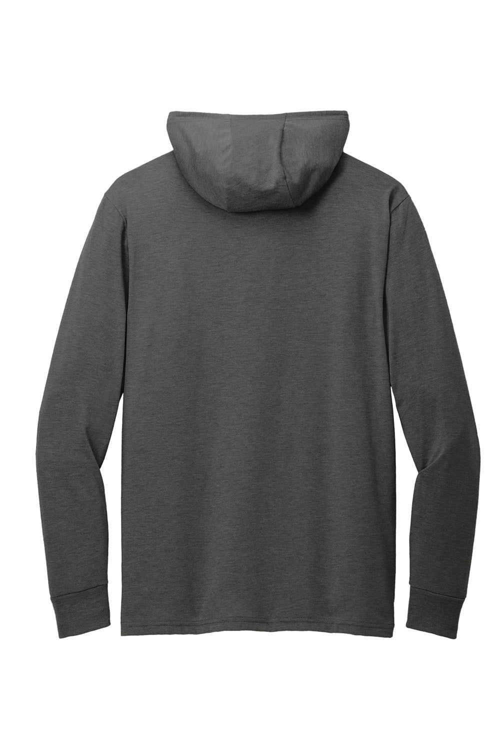 Allmade AL6003 Mens Long Sleeve Hooded T-Shirt Hoodie Space Black Flat Back
