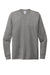 Allmade AL6004 Mens Long Sleeve Crewneck T-Shirt Aluminum Grey Flat Front