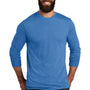 Allmade Mens Long Sleeve Crewneck T-Shirt - Azure Blue