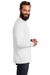 Allmade AL6004 Mens Long Sleeve Crewneck T-Shirt Bright White Model Side