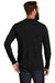 Allmade AL6004 Mens Long Sleeve Crewneck T-Shirt Deep Black Model Back