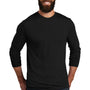 Allmade Mens Long Sleeve Crewneck T-Shirt - Deep Black