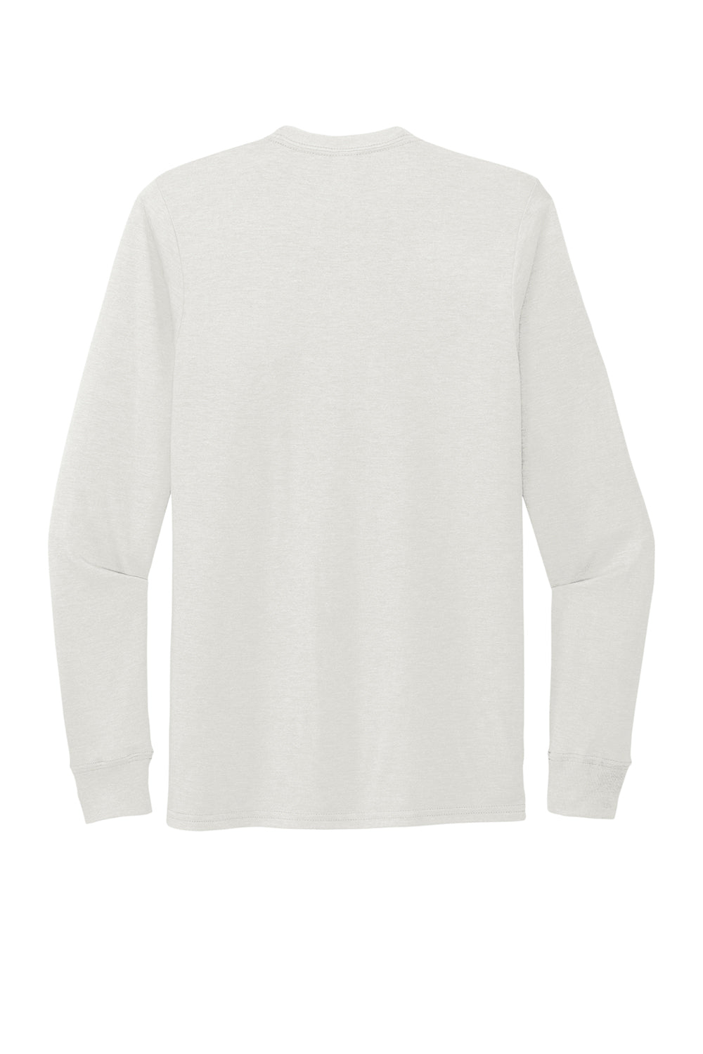 Allmade AL6004 Mens Long Sleeve Crewneck T-Shirt Fairly White Flat Back