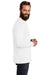 Allmade AL6004 Mens Long Sleeve Crewneck T-Shirt Fairly White Model Side