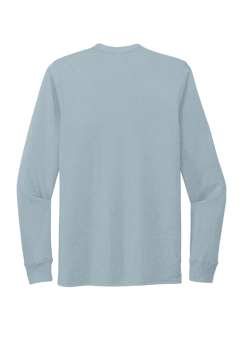 Allmade AL6004 Mens Long Sleeve Crewneck T-Shirt I Like You Blue Flat Back