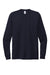 Allmade AL6004 Mens Long Sleeve Crewneck T-Shirt Night Sky Navy Blue Flat Front