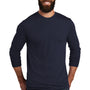 Allmade Mens Long Sleeve Crewneck T-Shirt - Night Sky Navy Blue