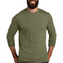 Allmade Mens Long Sleeve Crewneck T-Shirt - Olive You Green