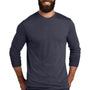 Allmade Mens Long Sleeve Crewneck T-Shirt - Rebel Blue