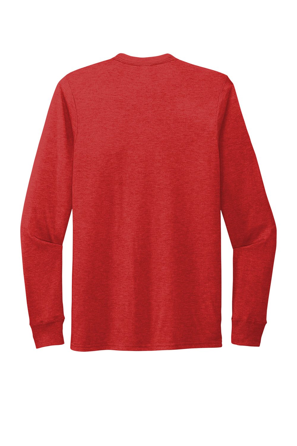 Allmade AL6004 Mens Long Sleeve Crewneck T-Shirt Rise Up Red Flat Back
