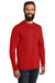 Allmade AL6004 Mens Long Sleeve Crewneck T-Shirt Rise Up Red Model 3Q