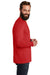Allmade AL6004 Mens Long Sleeve Crewneck T-Shirt Rise Up Red Model Side