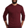 Allmade Mens Long Sleeve Crewneck T-Shirt - Vino Red