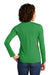 Allmade AL6008 Womens Long Sleeve Crewneck T-Shirt Enviro Green Model Back