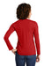Allmade AL6008 Womens Long Sleeve Crewneck T-Shirt Rise Up Red Model Back