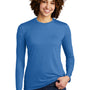 Allmade Womens Long Sleeve Crewneck T-Shirt - Azure Blue