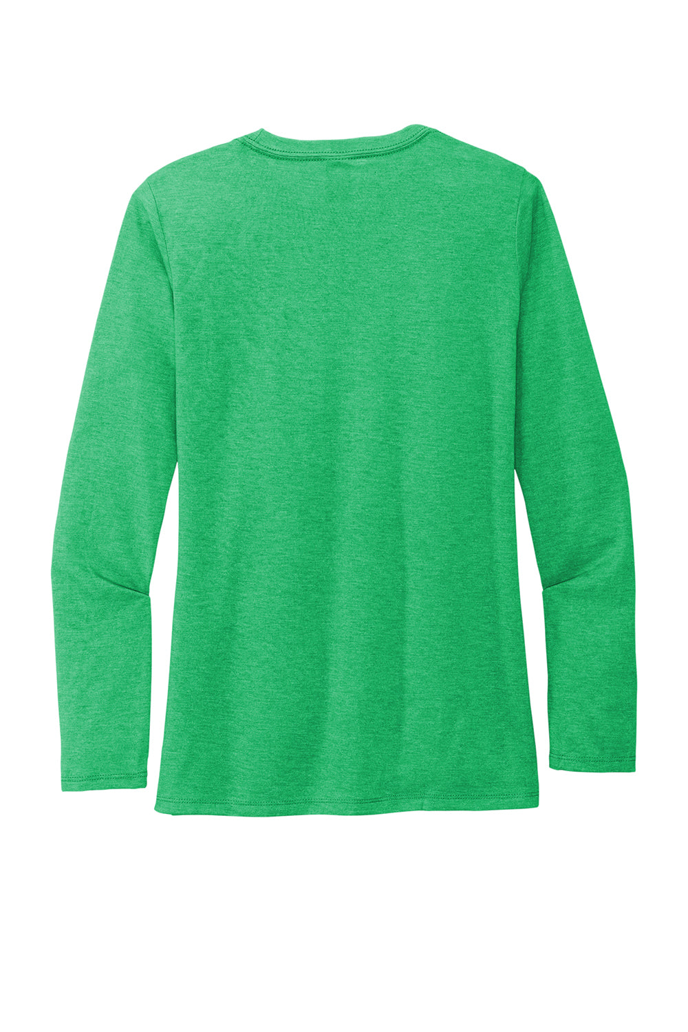 Allmade AL6008 Womens Long Sleeve Crewneck T-Shirt Enviro Green Flat Back