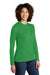 Allmade AL6008 Womens Long Sleeve Crewneck T-Shirt Enviro Green Model 3Q