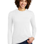 Allmade Womens Long Sleeve Crewneck T-Shirt - Fairly White
