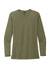 Allmade AL6008 Womens Long Sleeve Crewneck T-Shirt Olive You Green Flat Front