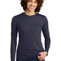 Allmade Womens Long Sleeve Crewneck T-Shirt - Rebel Blue