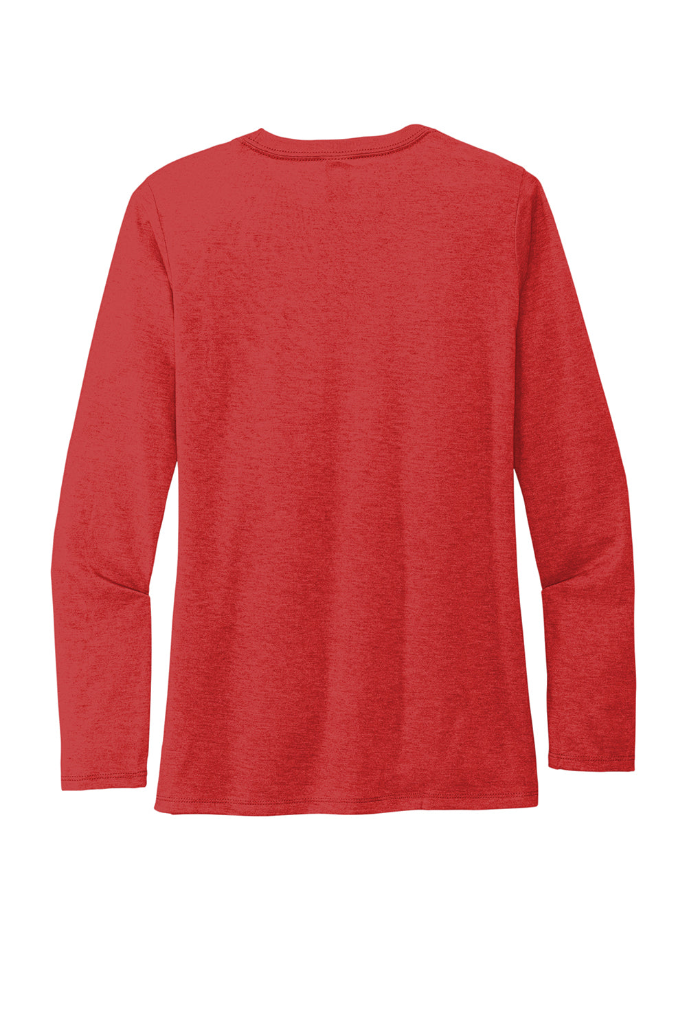 Allmade AL6008 Womens Long Sleeve Crewneck T-Shirt Rise Up Red Flat Back