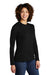 Allmade AL6008 Womens Long Sleeve Crewneck T-Shirt Space Black Model 3Q