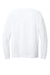 AllMade AL6104 Mens Long Sleeve Crewneck T-Shirt Bright White Flat Back